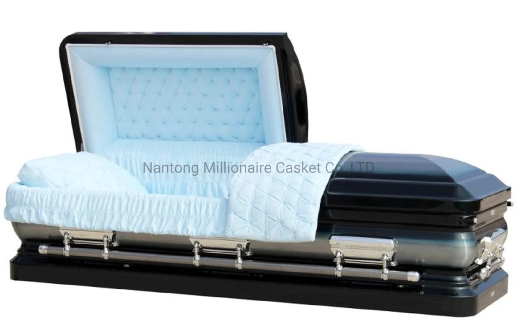 18/20 Ga Steel Metal Casket Used for Funeral