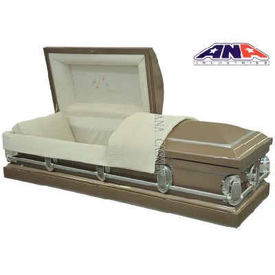 20ga Going Home Square Corner Funeral Metal Cercueil